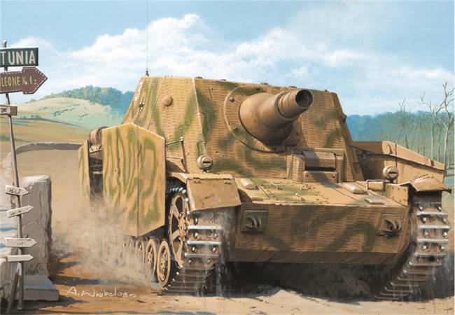 80135 1/35 German Sturmpanzer IV Early Version Mid production with Interior